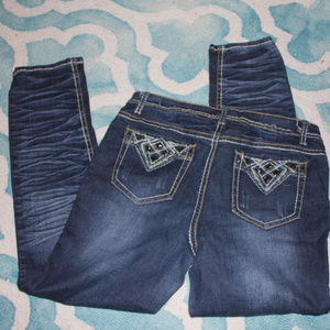 ZD Missy Jeans size 16 THICK seam stiching